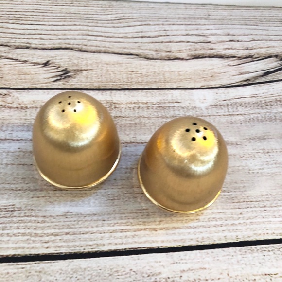 Naiper Dining Vintage Napier Gold Salt Pepper Shakers Set Poshmark